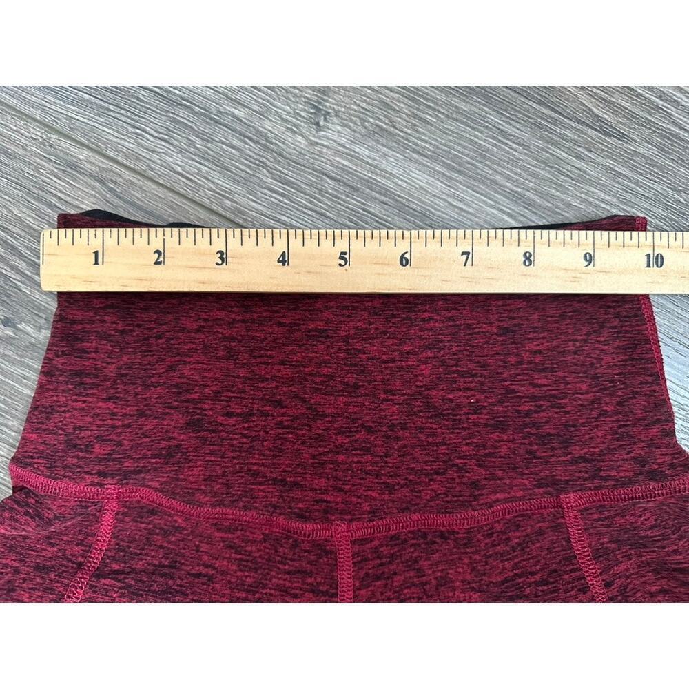 Beyond Yoga Red Space Dye Iconic Silhouette Mesh Details Leggings Size XS - Picture 4 of 7